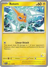 Rotom - Pikachu 14 #069/198 from Battle Academy 2024 Pokemon card image