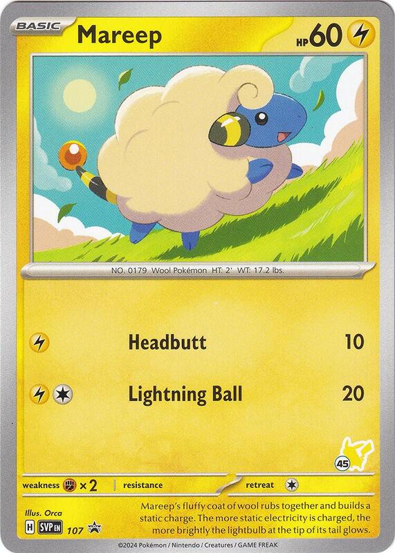 Mareep - Pikachu 45 107 from Battle Academy 2024