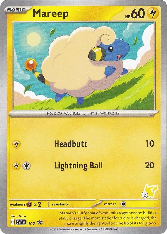 Mareep - Pikachu 2 107 from Battle Academy 2024