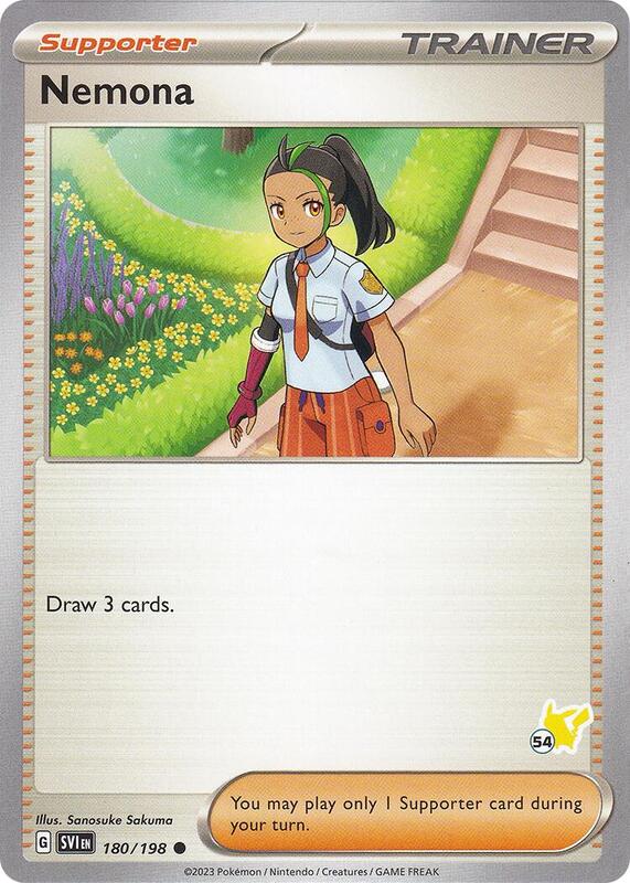 Nemona - Pikachu 54 180/198 from Battle Academy 2024