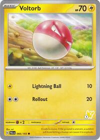 Voltorb - Pikachu 1 #066/193 from Battle Academy 2024 Pokemon card image
