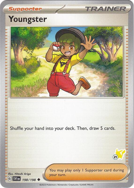 Youngster - Pikachu 21 198/198 from Battle Academy 2024