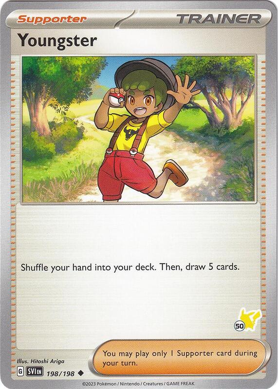 Youngster - Pikachu 50 198/198 from Battle Academy 2024