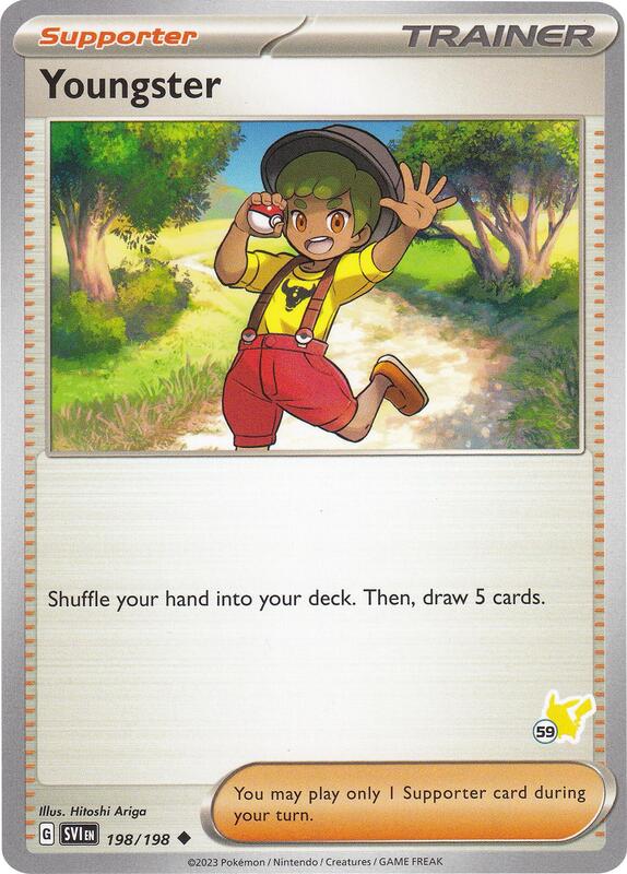 Youngster - Pikachu 59 198/198 from Battle Academy 2024