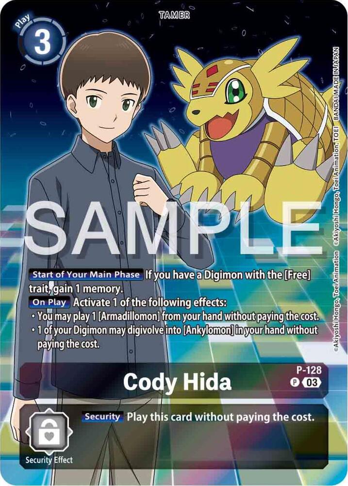 Cody Hida - P-128 (Digimon Adventure 02: The Beginning Set