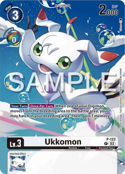 Ukkomon - P-123 (Digimon Adventure 02: The Beginning Set) Digimon Promotion Cards card price