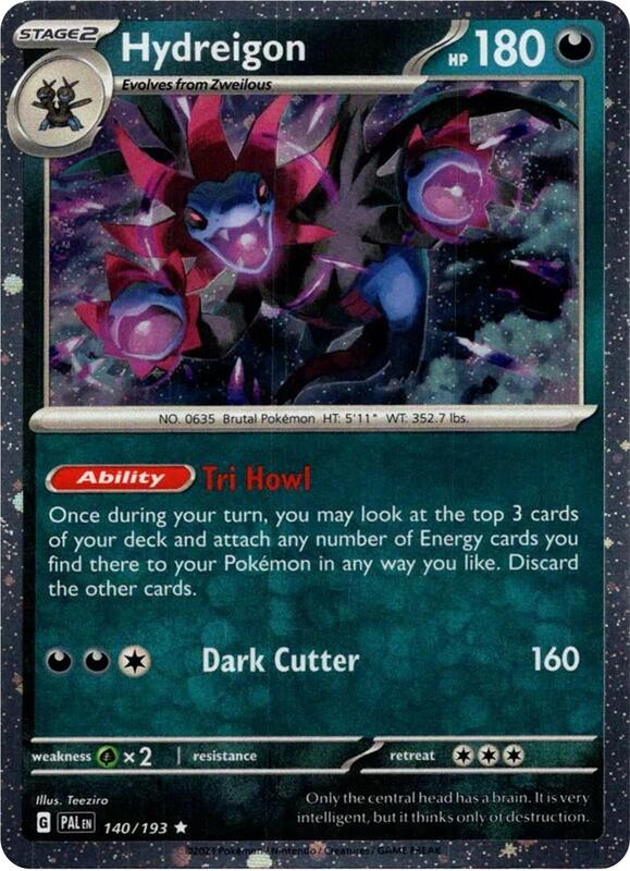 Hydreigon (Cosmos Holo) 140/193 from Blister Exclusives