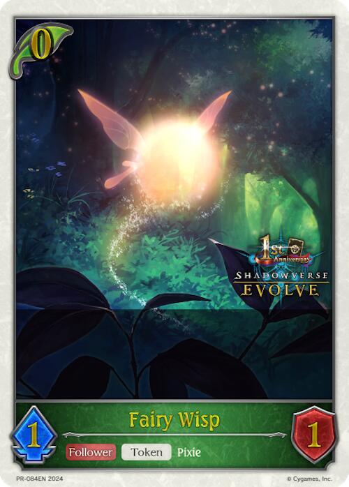 Fairy Wisp (1st Anniversary Stamped) - Shadowverse: Evolve Promo