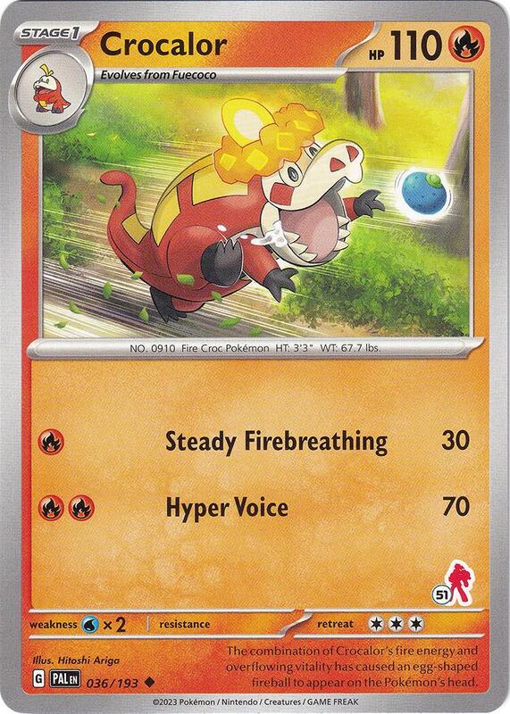 Crocalor - Armarouge 51 036/193 from Battle Academy 2024