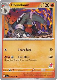 Houndoom - Armarouge 23 #034/198 from Battle Academy 2024 Pokemon card image