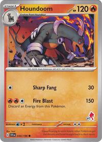 Houndoom - Armarouge 27 #034/198 from Battle Academy 2024 Pokemon card image