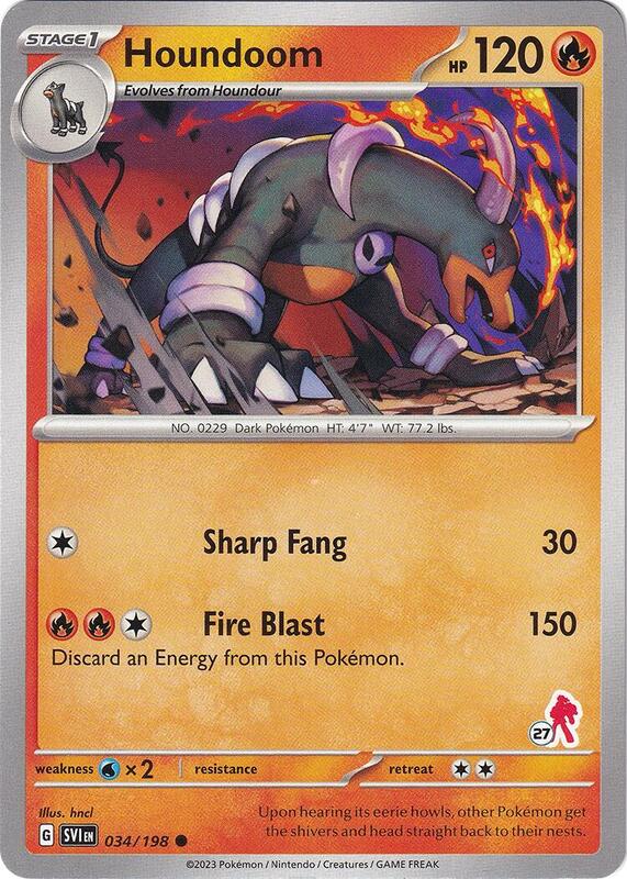 Houndoom - Armarouge 27 034/198 from Battle Academy 2024