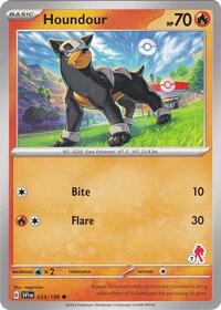 Houndour - Armarouge 7 #033/198 from Battle Academy 2024 Pokemon card image
