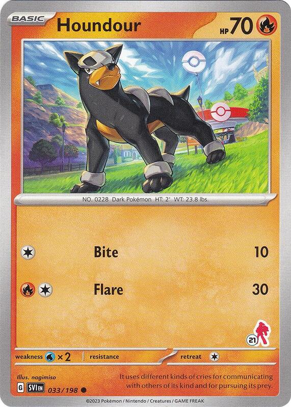 Houndour - Armarouge 21 033/198 from Battle Academy 2024