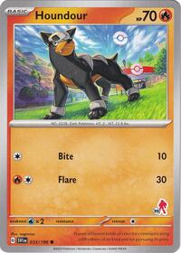 Houndour - Armarouge 39 #033/198 from Battle Academy 2024 Pokemon card image