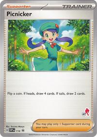 Picnicker - Armarouge 47 #114 from Battle Academy 2024 Pokemon card image