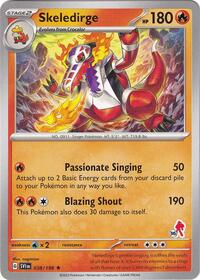 Skeledirge - Armarouge 36 #038/198 from Battle Academy 2024 Pokemon card image