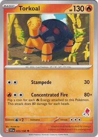 Torkoal - Armarouge 4 #035/198 from Battle Academy 2024 Pokemon card image