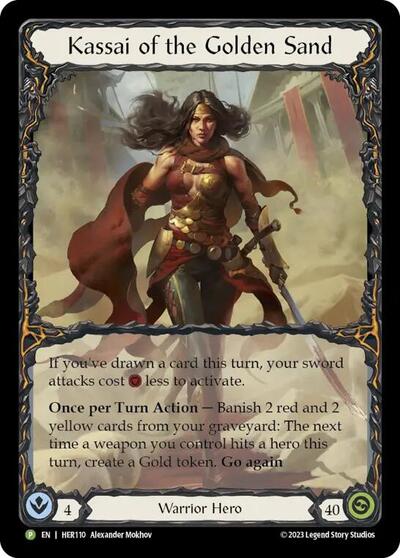 Kassai of the Golden Sand - HER110 Flesh and Blood: Promo Cards card price