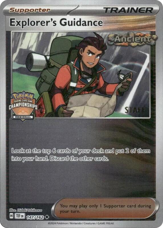 Explorer's Guidance - 147/162 (Regional Championships) [Staff] 147/162 from League & Championship Cards