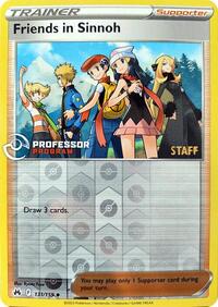 Friends in Sinnoh - 131/159 (2023) [Staff] #131/159 from Professor Program Promos Pokemon card image