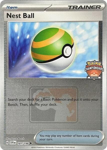 Nest Ball - 181/198 (Europe Championships)