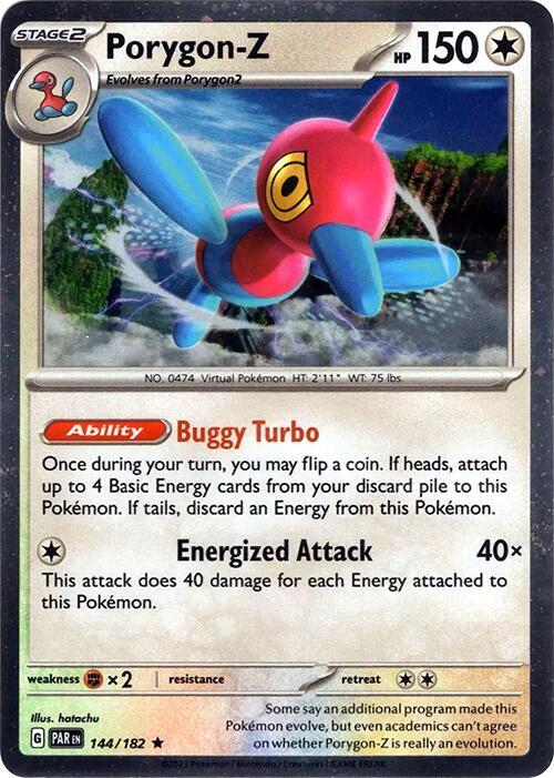 Porygon-Z - 144/182 (Cosmos Holo) 144/182 from Miscellaneous Cards & Products