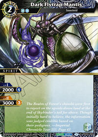 Dark Flytrap Mantis