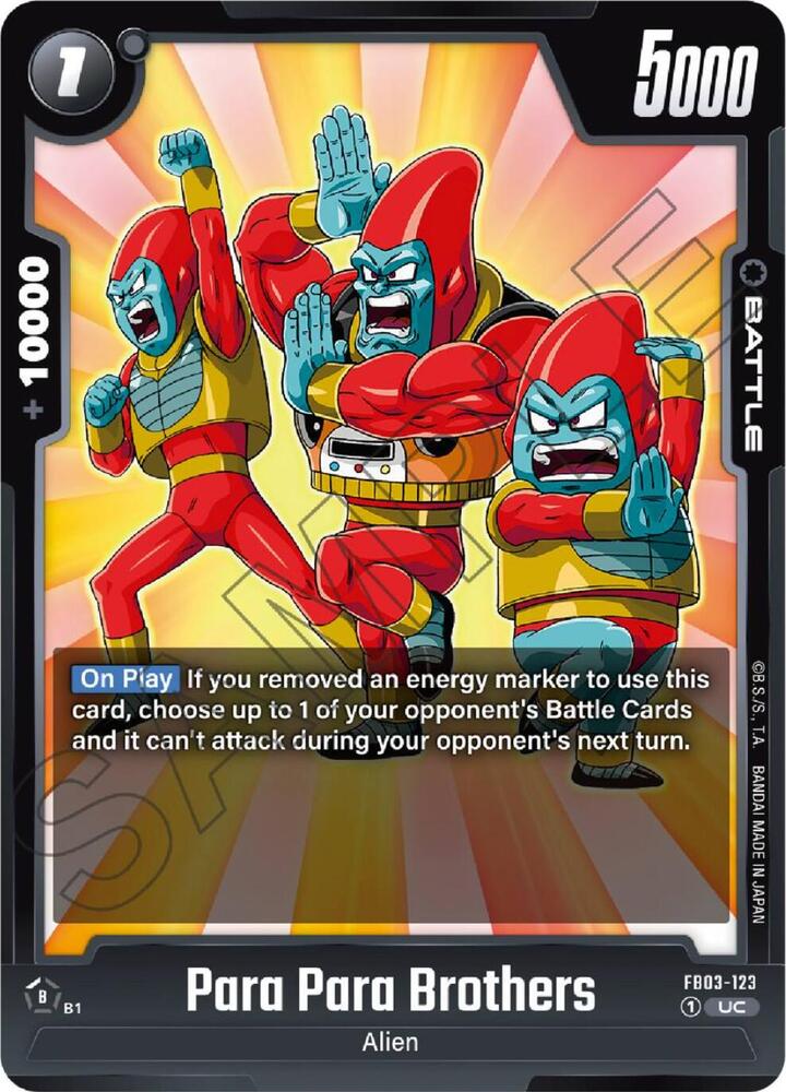 Para Para Brothers - Raging Roar - Dragon Ball Super: Fusion