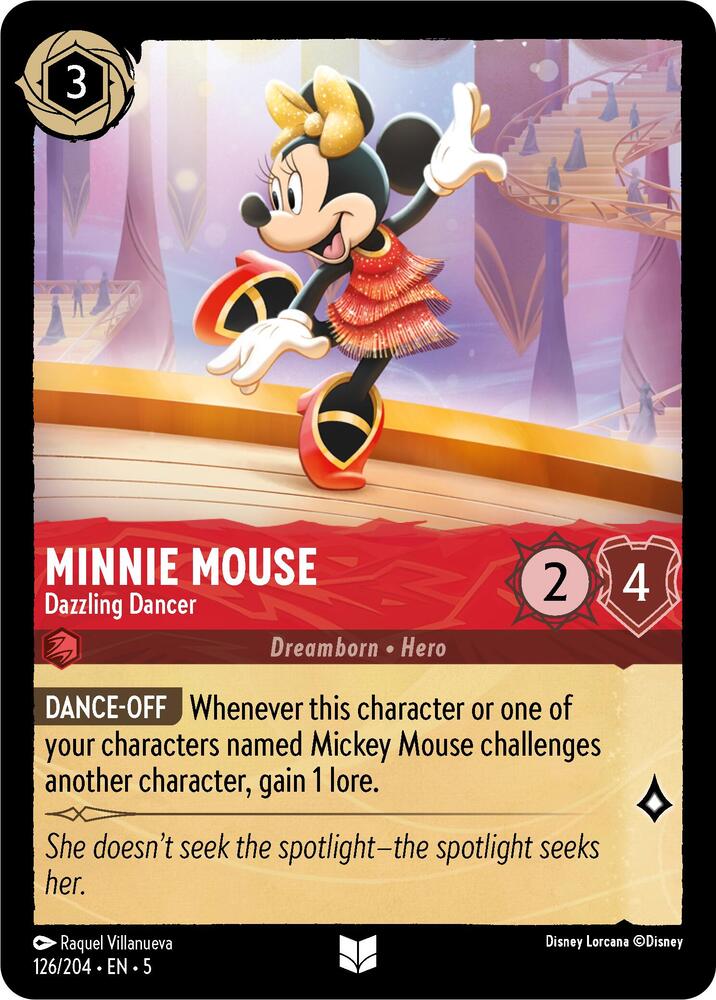 Minnie Mouse - Dazzling Dancer - Shimmering Skies - Disney Lorcana
