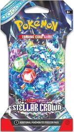 Stellar Crown Sleeved Booster Pack, sealed