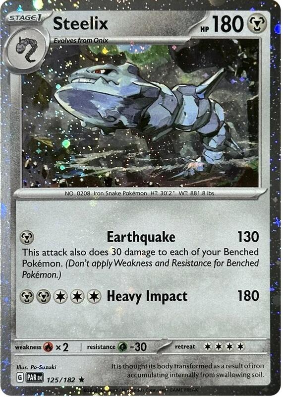 Steelix - 125/182 (Cosmos Holo) 125/182 from Miscellaneous Cards & Products