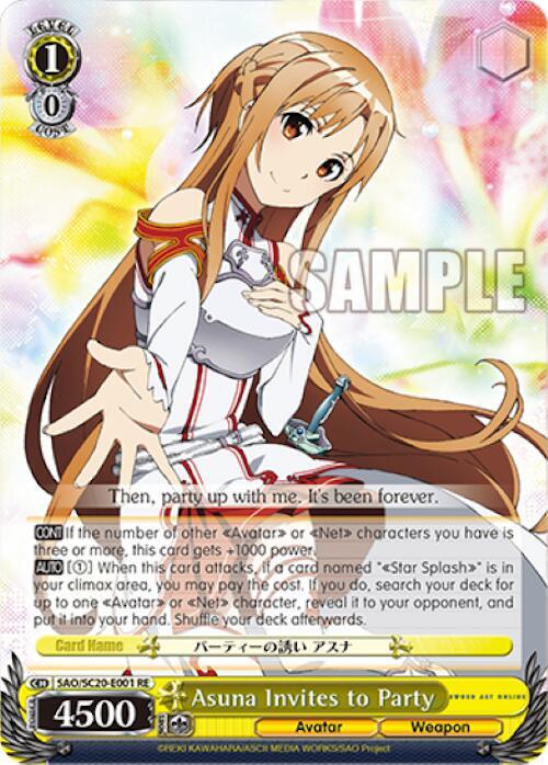 Asuna Invites to Party
