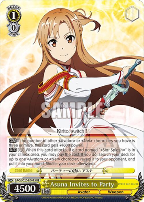Asuna Invites to Party (SR)