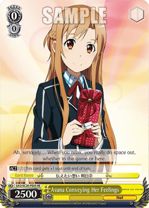 Asuna Conveying Her Feelings