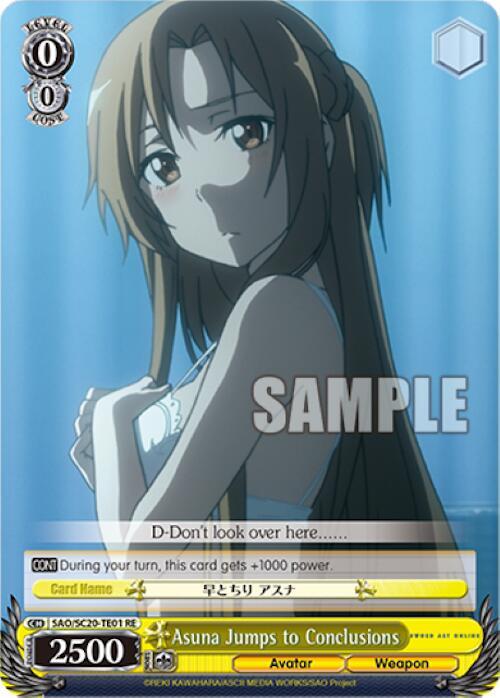 Asuna Jumps to Conclusions (TD)
