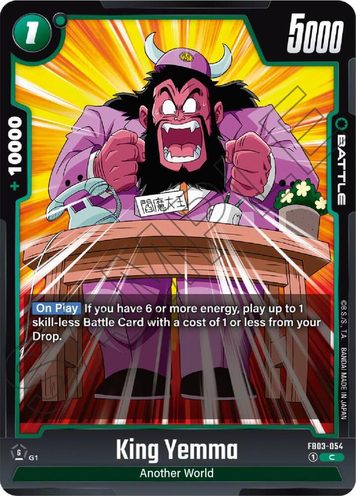 King Yemma - Raging Roar - Dragon Ball Super: Fusion World