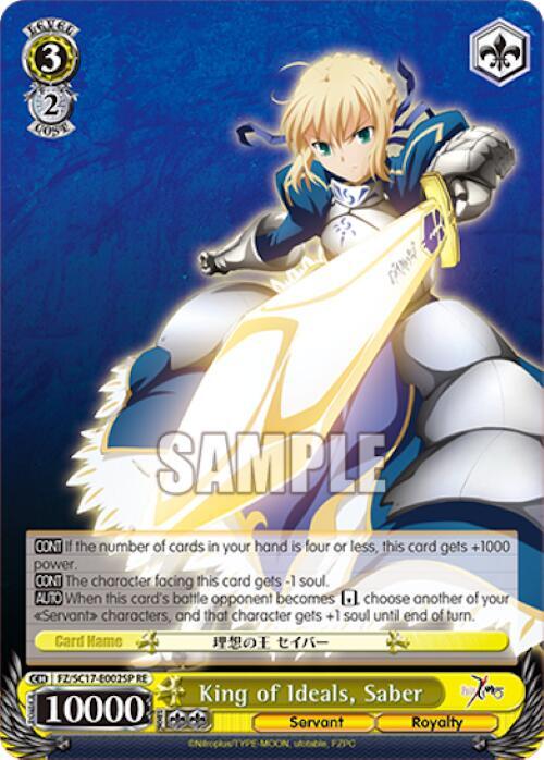 King of Ideals, Saber (SP)