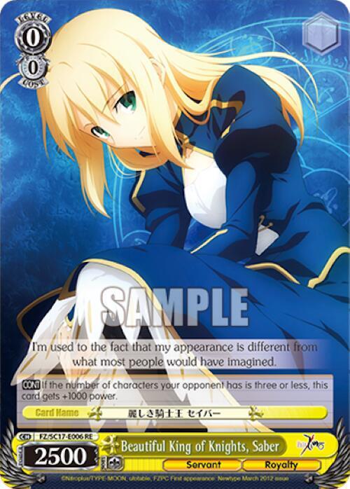 Beautiful King of Knights, Saber
