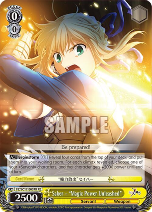 Saber - "Magic Power Unleashed" (RRR)