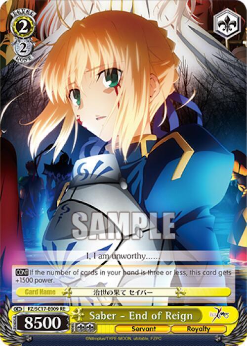 Saber - End of Reign