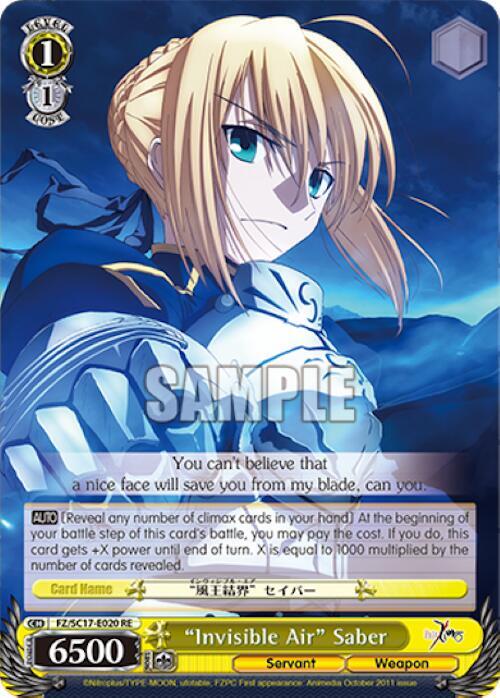 "Invisible Air" Saber