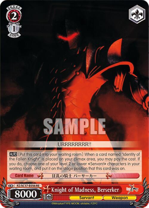 Knight of Madness, Berserker