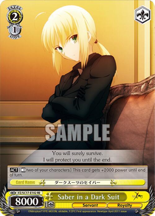 Saber in a Dark Suit (TD)