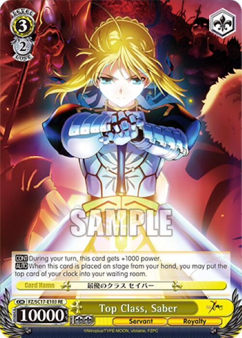 Top Class, Saber