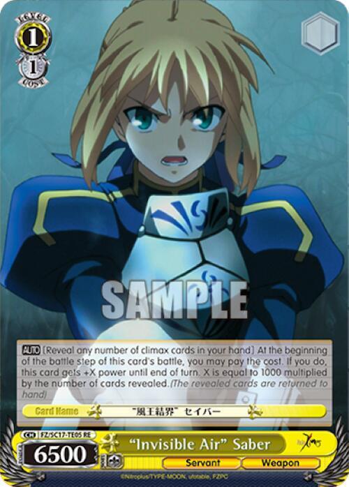 "Invisible Air" Saber (TD)