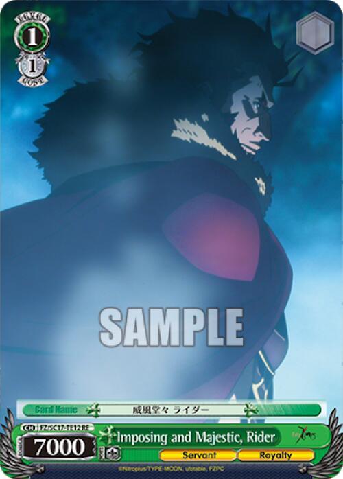 Imposing and Majestic, Rider (TD)