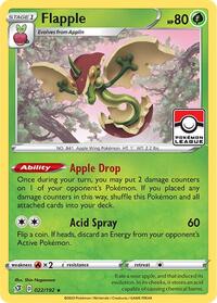Flapple - 022/192 (League Promo) #022/192 from League & Championship Cards Pokemon card image