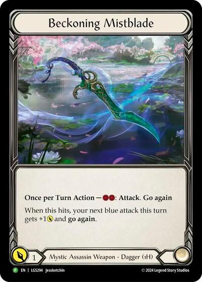 Beckoning Mistblade - LGS294 Flesh and Blood: Promo Cards card price