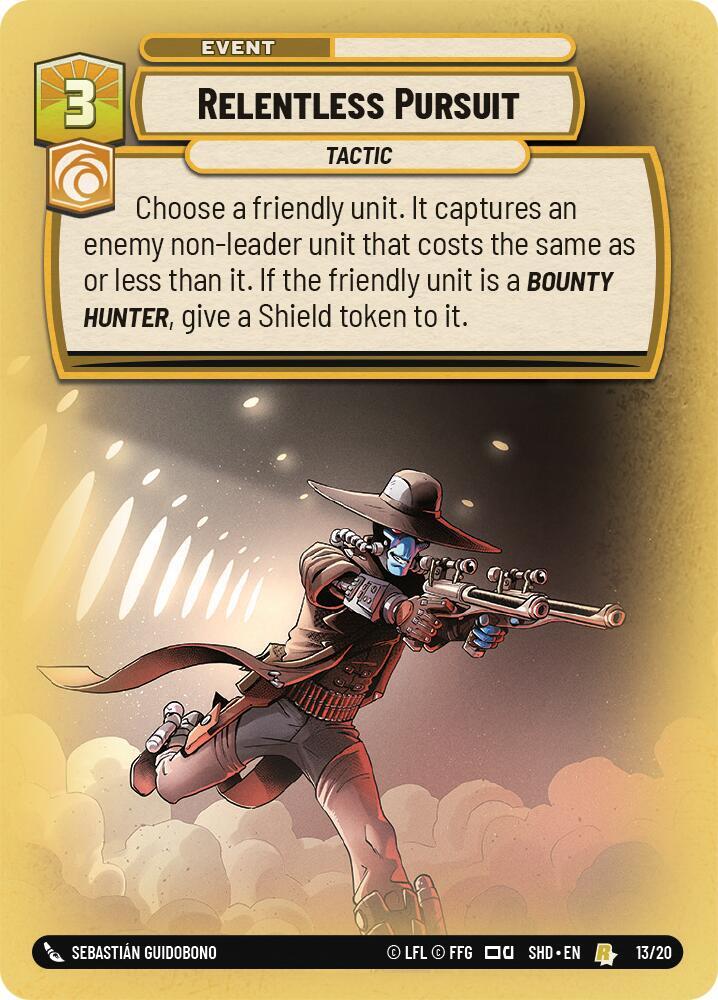 Relentless Pursuit 13/20 card